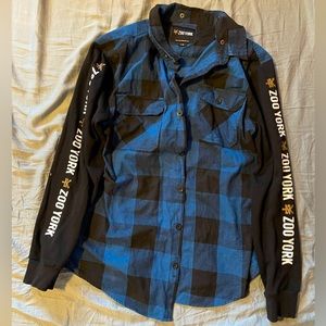 Zoo York plaid long sleeve shirt